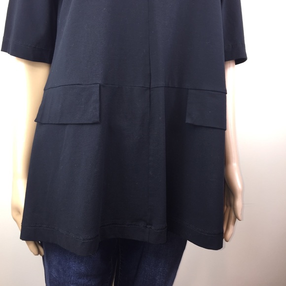 Heide Ost Black Short Sleeve Tunic - Picture 2 of 5